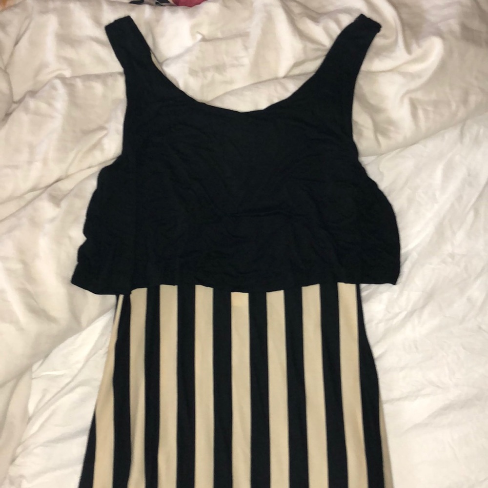 Striped maxi dress